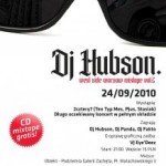 Plakat reklamujący imprezę Hubsona i 2cztery7 Plakat reklamujący imprezę Hubsona i 2cztery7