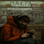 Małpa - "Kilka numerów o czymś" - front okładki