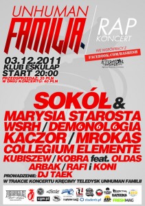 Unhuman Familia Koncert Unhuman Familia Koncert