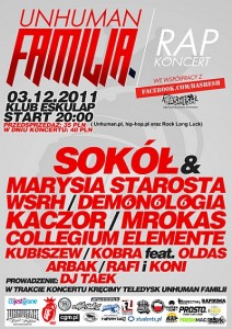 Unhuman Familia Koncert